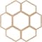 Ekena Millwork Florin Wood Fretwork Pierced Ceiling Medallion, Alder, 26"OD x 9 1/8"ID x 3/8"T CMWP26X26X0375FOAL - alternate 5